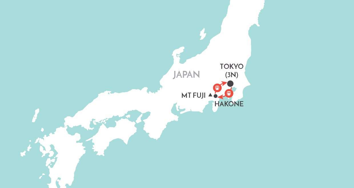 Map Of Mt Fugi / Mount Fuji | Facts, Height, Location, & Eruptions