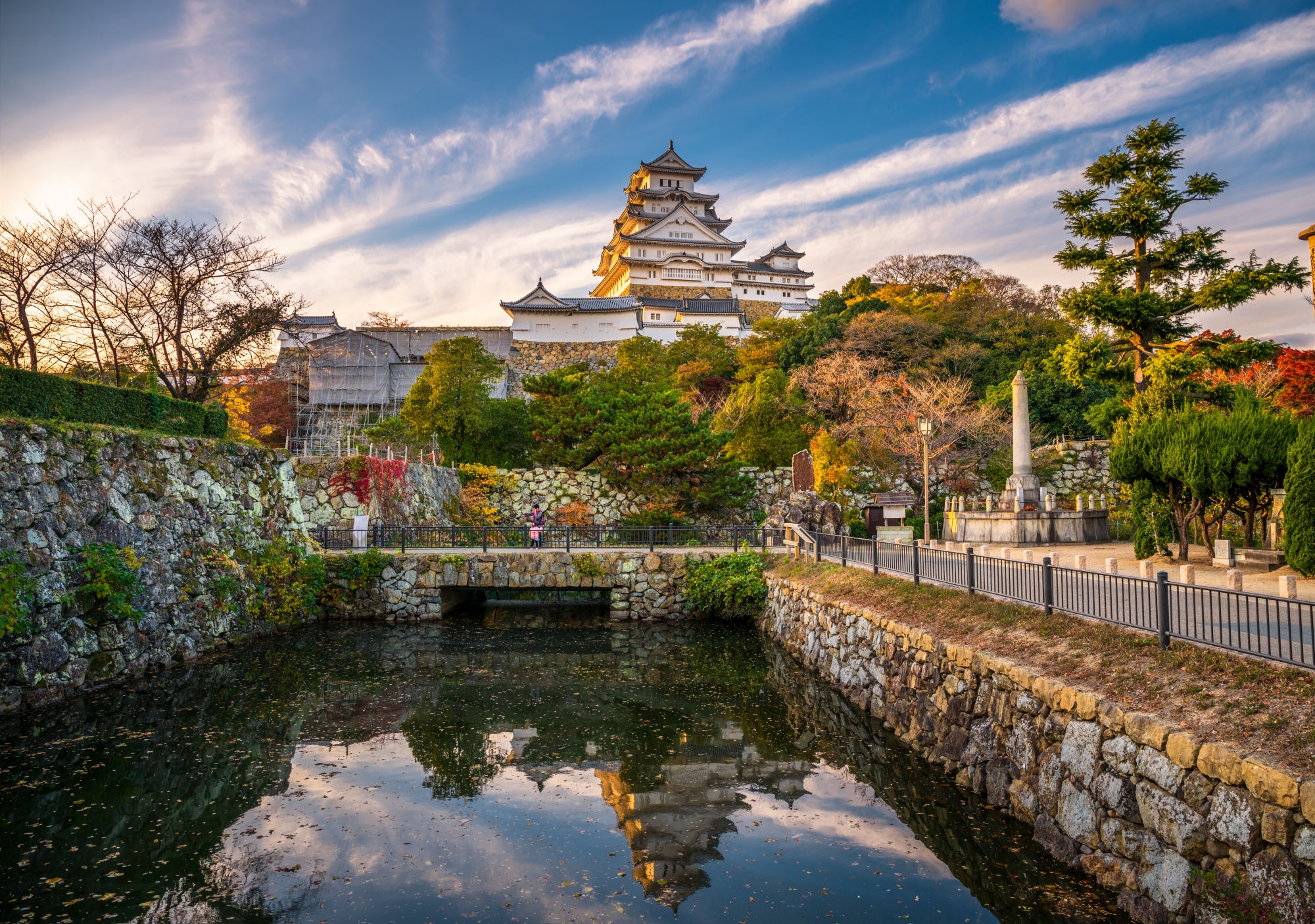 Spotlight On Himeji Castle, Japan