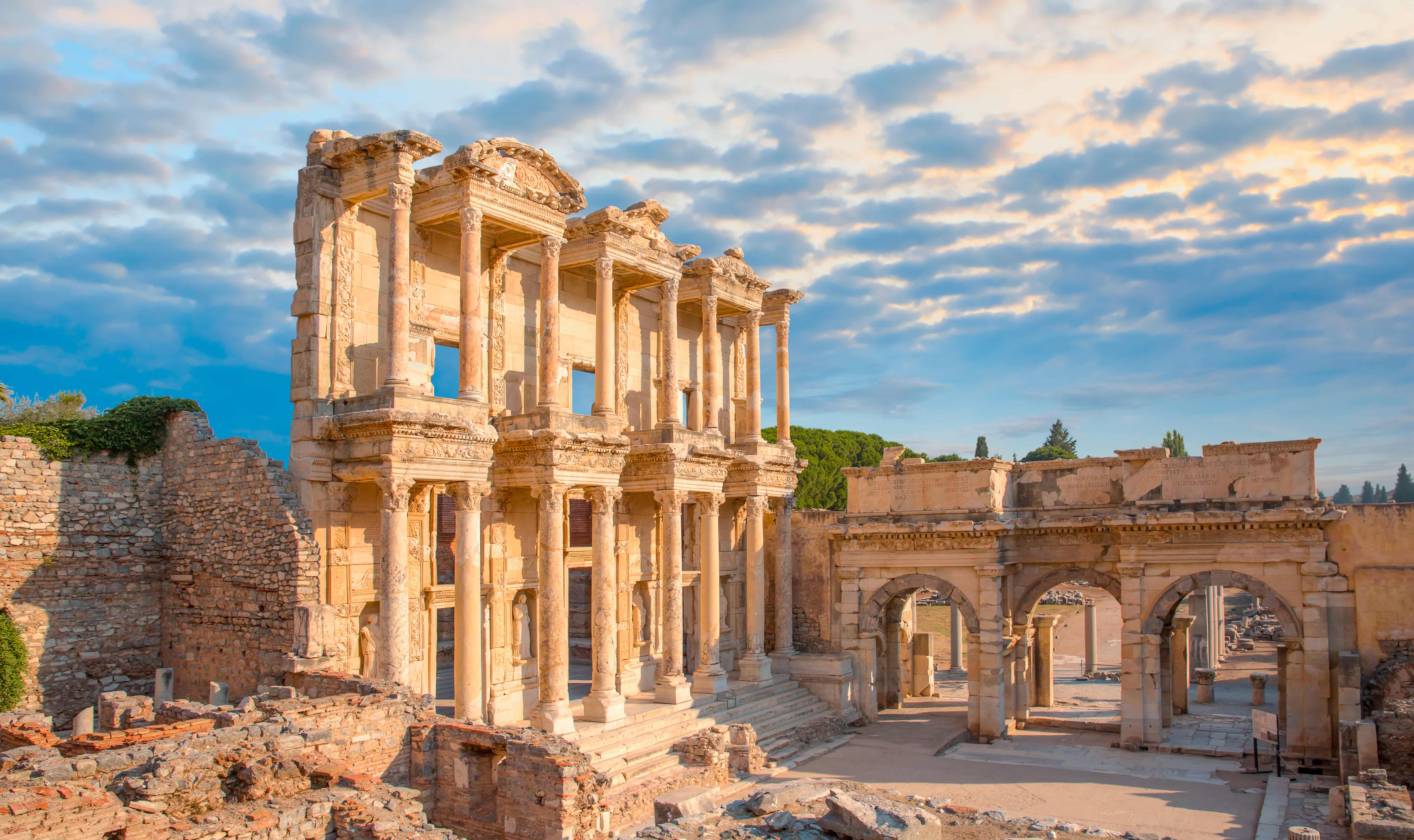 Where will you find one of the Seven Wonders of the Ancient World? 