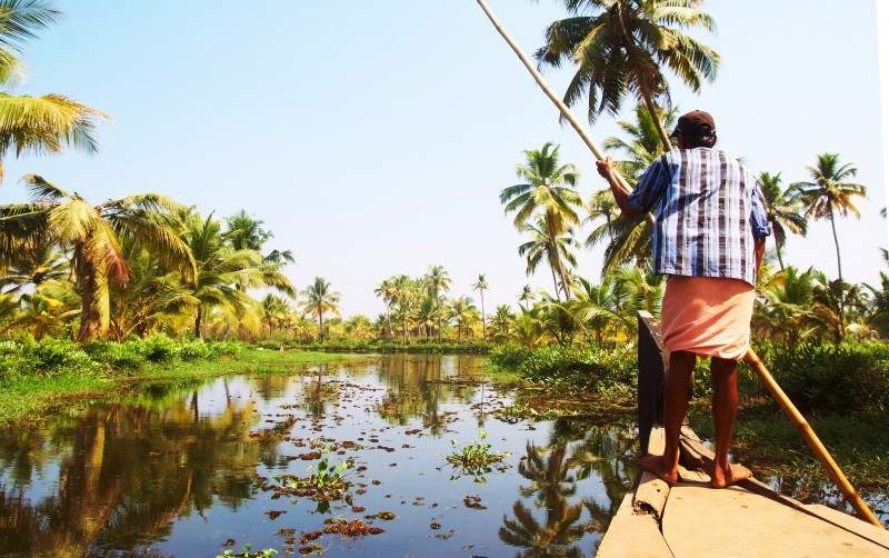 3. Kerala's Backwaters, India