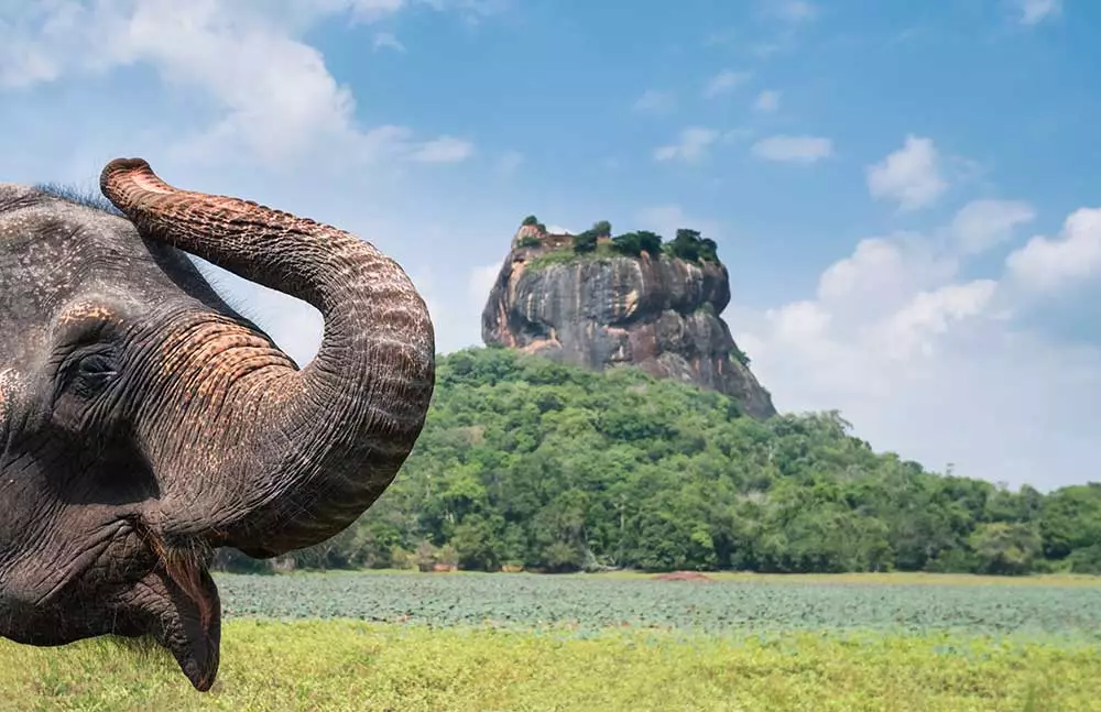 What is the UNESCO recognised ancient rock fortress in Sri Lanka? 