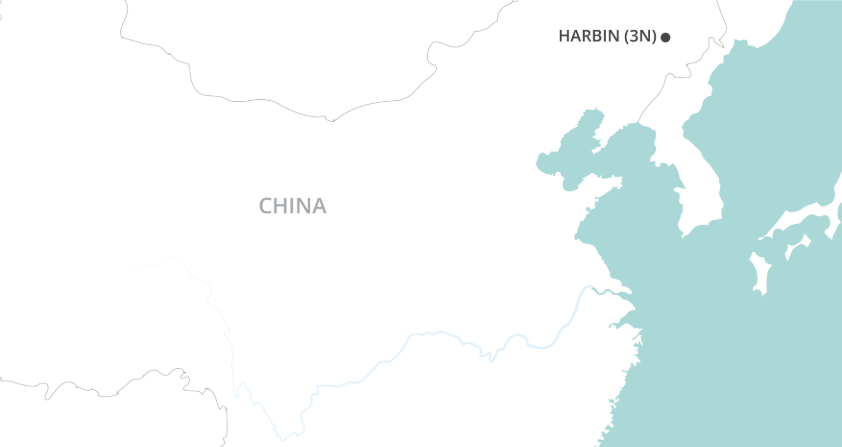 Harbin Ice & Snow Festival map